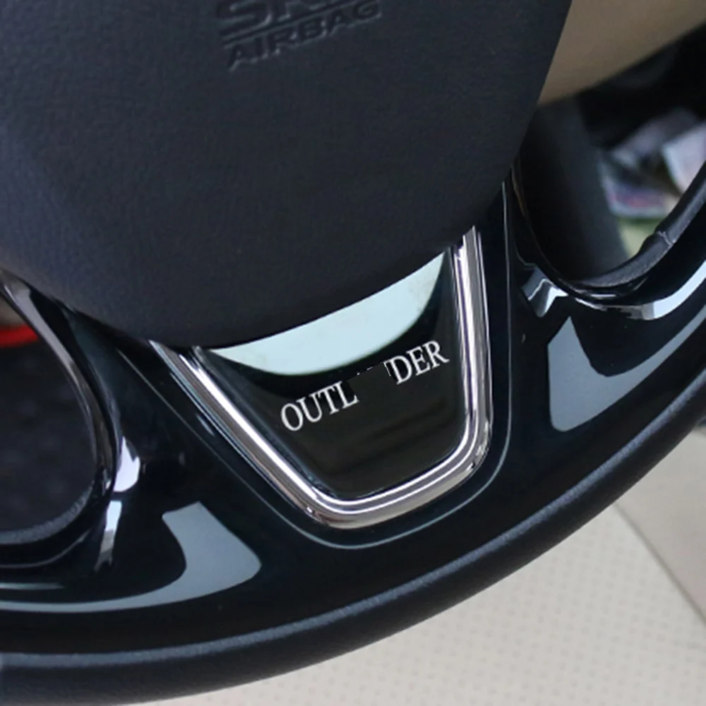 Автомобильный Стайлинг рулевого колеса накладка литье для MITSUBISHI OUTLANDER аксессуары