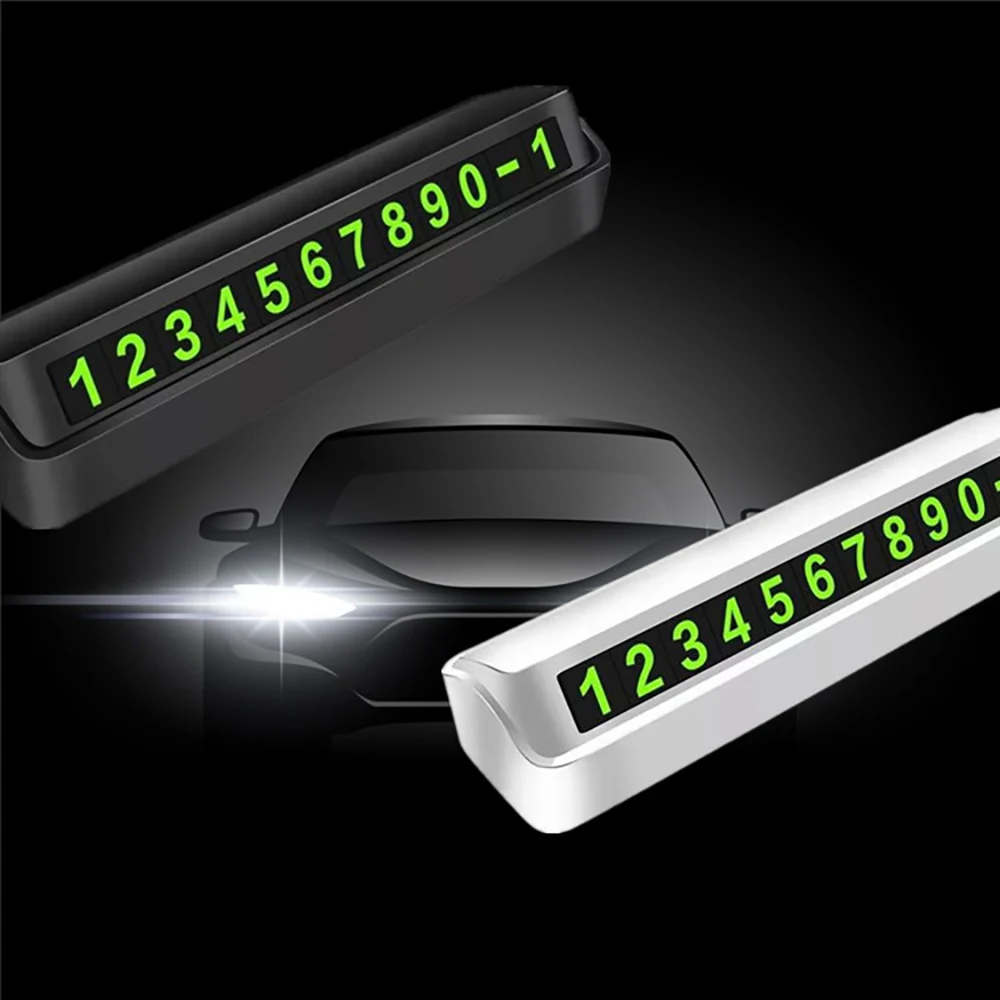 Автомобильная карточка с телефоном для временной парковки номер карты телефона