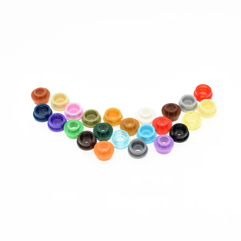 

100pcs 85861 28626 Plate Round 1x1 with Open Stud For Building Blocks Parts DIY Educational Creative gift Toys