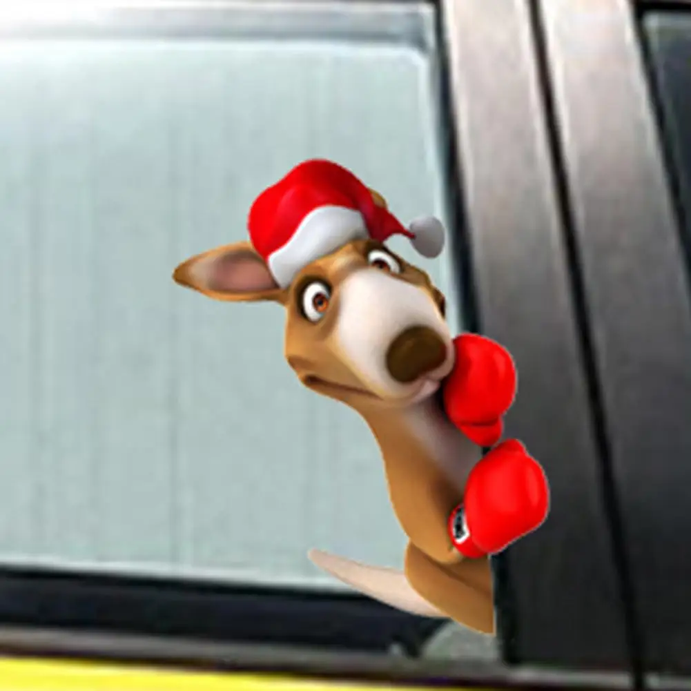 Рождественская наклейка для автомобиля Светоотражающая Водонепроницаемая