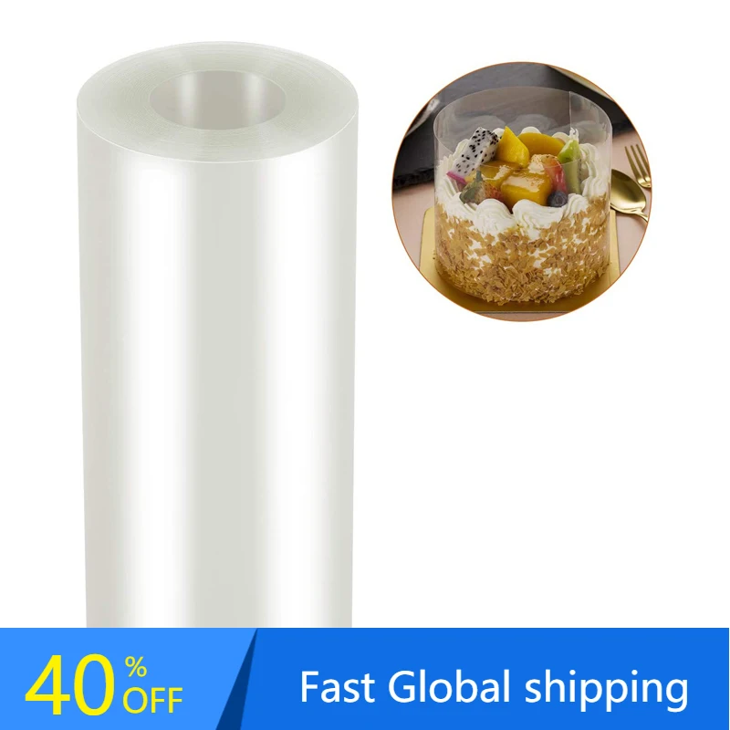 1 рулон воротника для торта прозрачная мембрана выпечки фотолента периметр