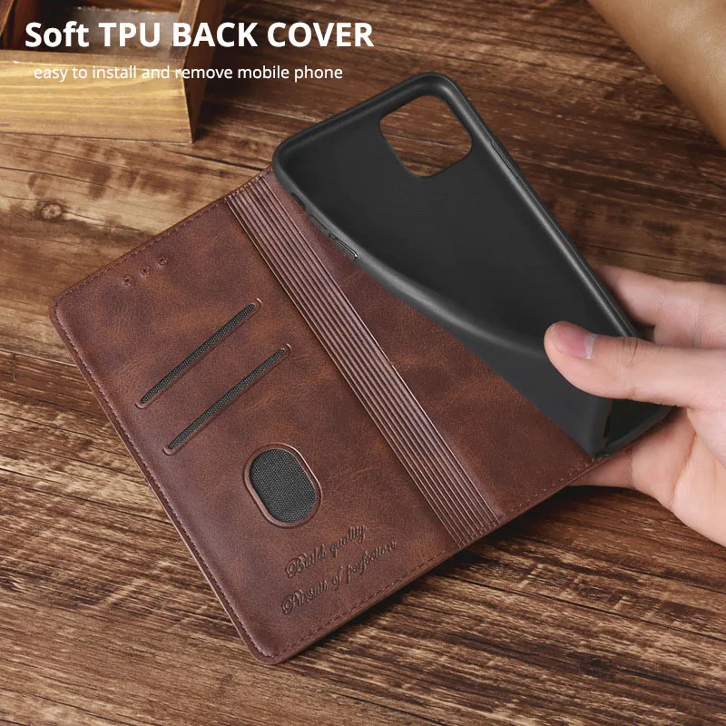 Flip Case For OPPO Realme 6 Pro shell Luxury pu Leather Card Slots Wallet Magnetic Back Cover for oppo realme 6pro Phone | Мобильные