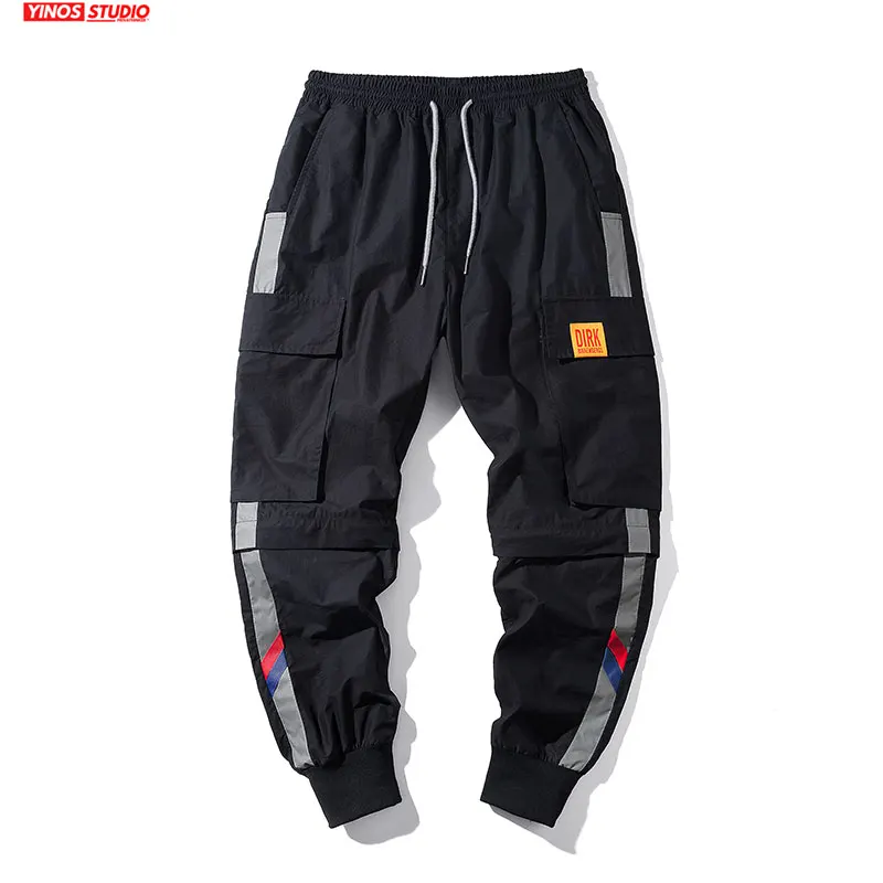 Дропшиппинг осенние мужские уличные однотонные повседневные японские шаровары