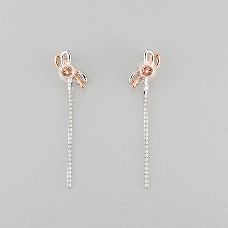 Женские очаровательные серьги PANDOO оригинальные из стерлингового серебра с