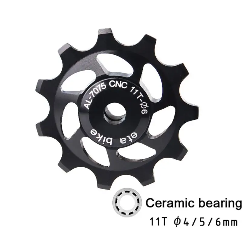 

Road Bike Rear Derailleur Pulley Bike Jockey Wheel Pulley Ceramic Guide Roller 831C