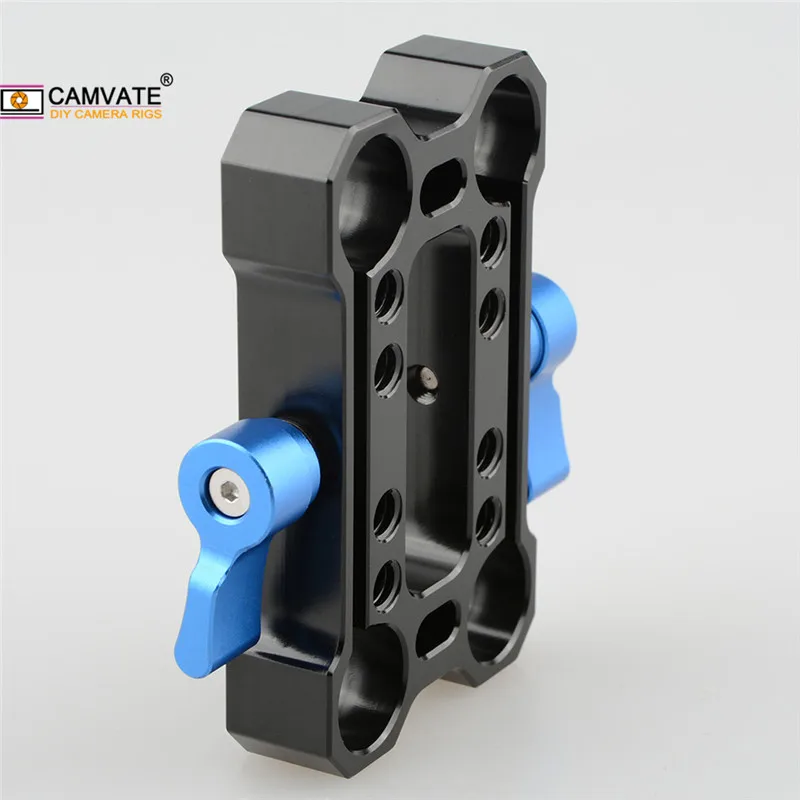 CAMVATE 15 мм высота Riser офсетная печать и отверстиями штанговый зажим с 1/4 &quot 20