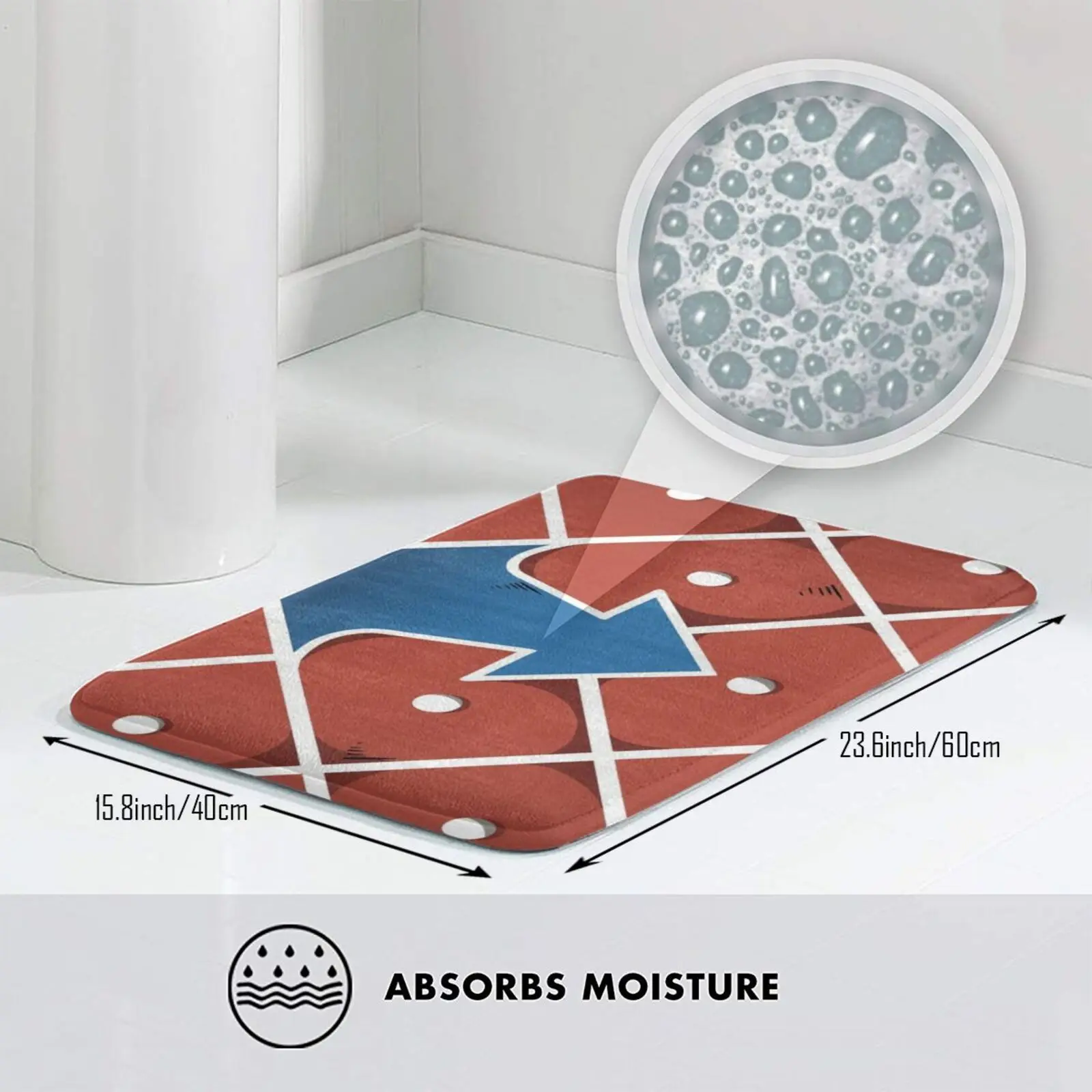 Противоскользящий коврик для входной двери в спальню Jjba Jojos |