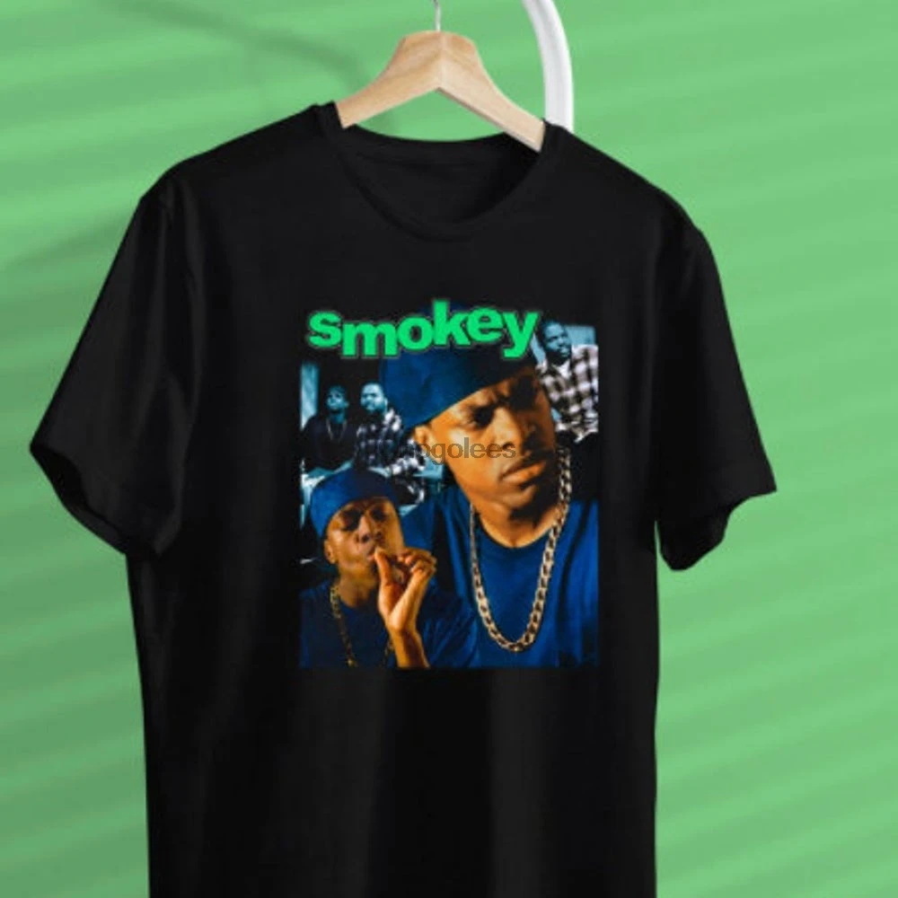 РУБАШКА УНИСЕКС Smokey пятница фильм Большой Червь рубашка хип-хоп фанат рэпа