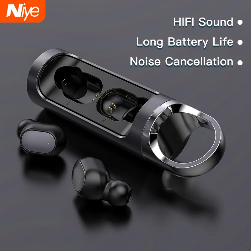 Беспроводные наушники TWS с поддержкой Bluetooth 5 0 Спортивная мини гарнитура для бега