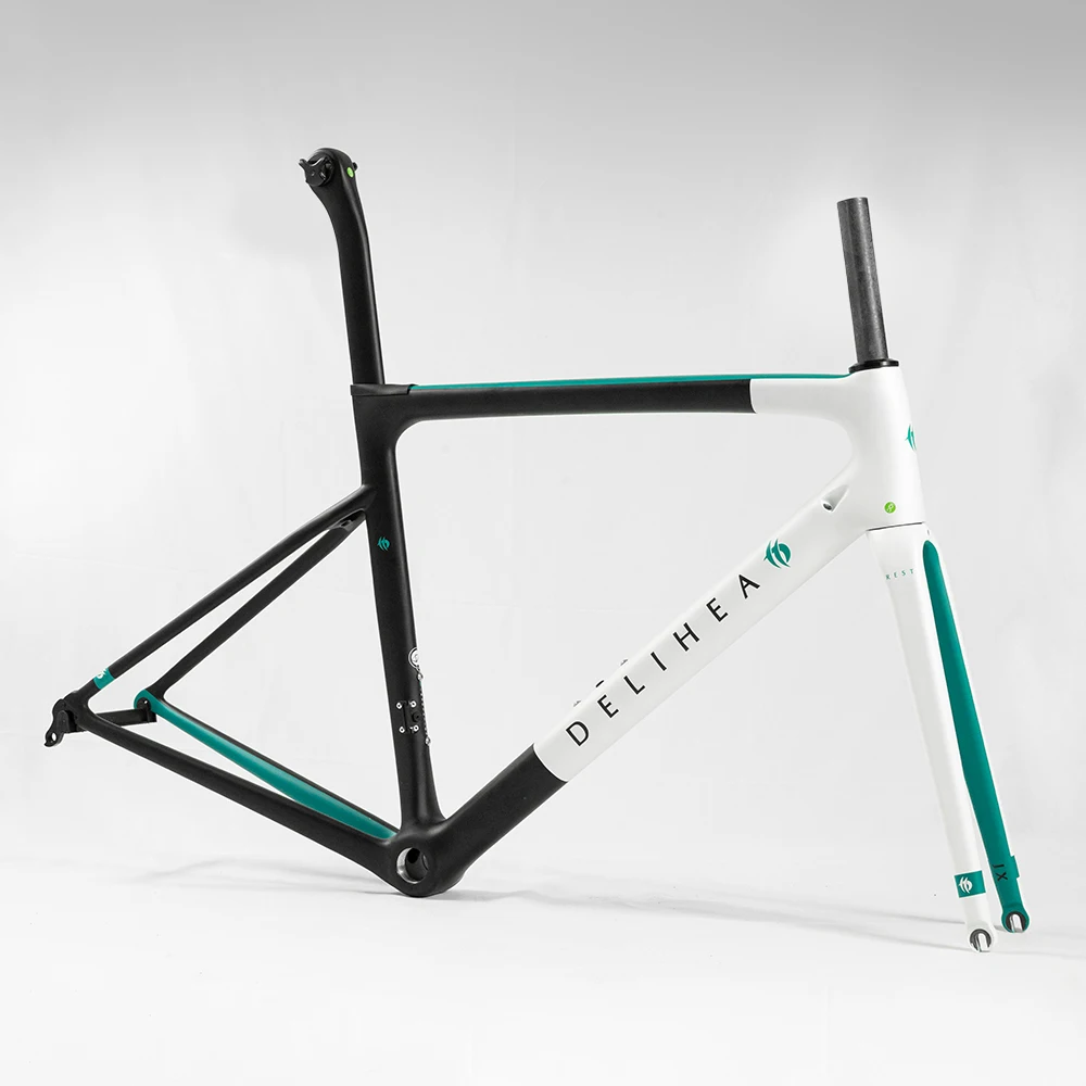 DELIHEA 2020 белый карбоновый диск рама для велосипеда обод тормозного диска
