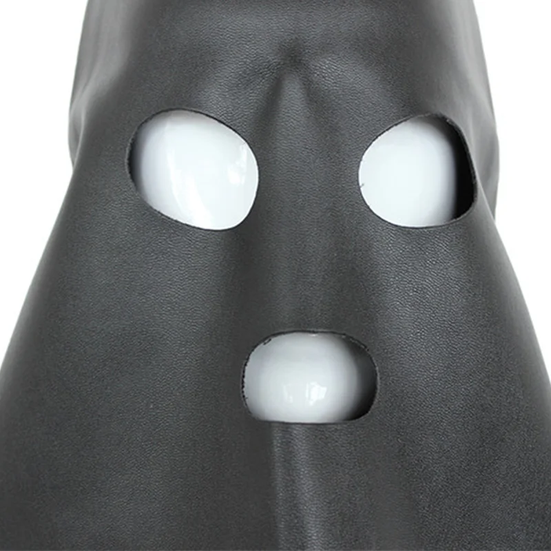 Интимные Игрушки на Хэллоуин Черный БДСМ бондаж головной убор инструмент для