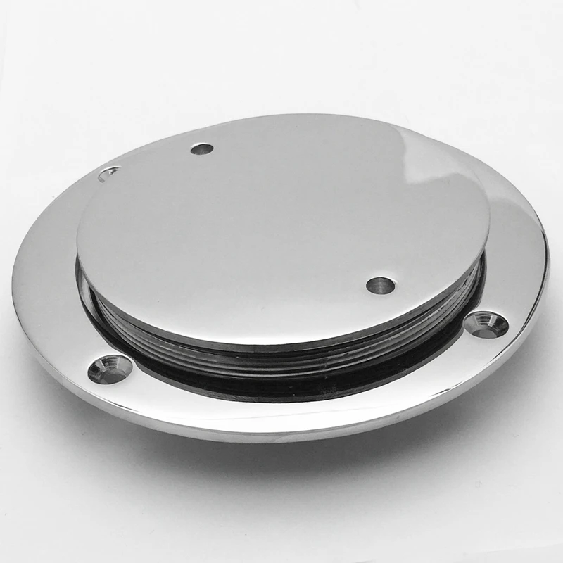 

1 Pcs Stainless Steel 316 Deck Plate 4Inch & 1 Pcs Marine Hardware Stainless Steel 304 Chain Deck Pipe