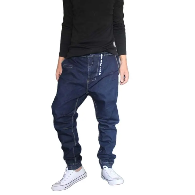 Джинсы султанки в японском стиле мужские Свободные мешковатые джинсы из денима