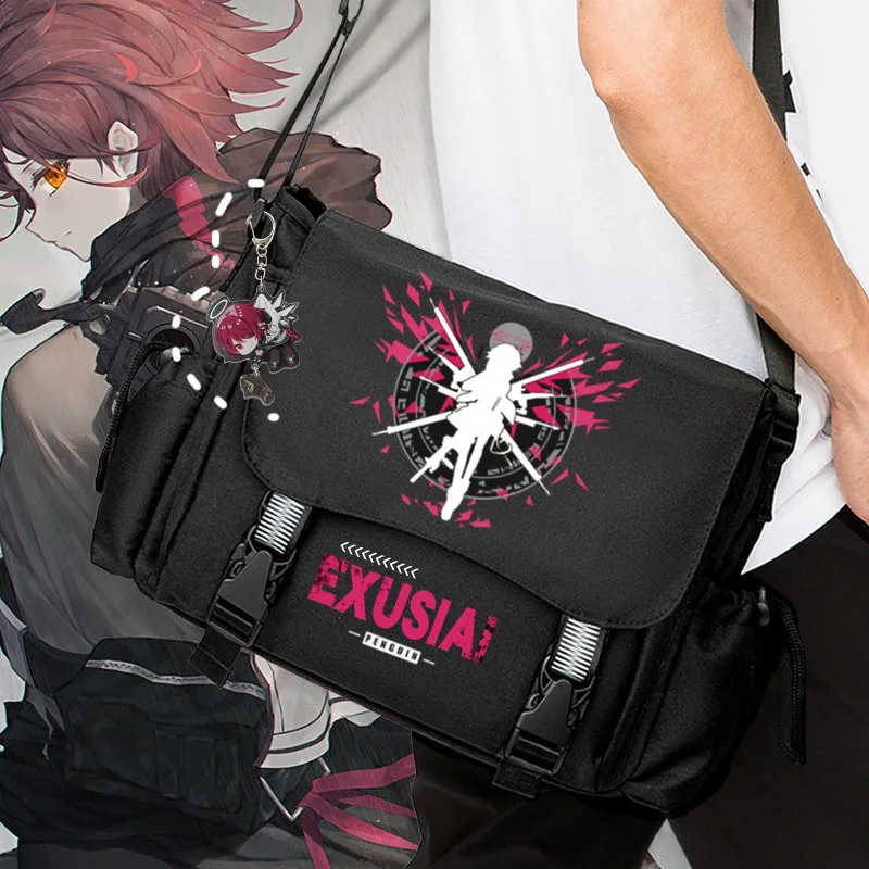 

Arknights Amiya Cosplay Fashion Unisex Students School Crossbody Messenger Shoulder Bag Laptop Travel Outdoor Casual Daily Gifts