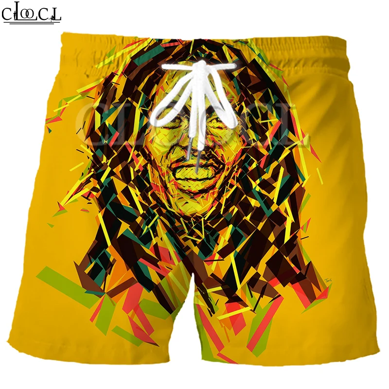 Шорты CLOOCL Singer Reggae Creator Bob Marley мужские эластичные модные повседневные уличные