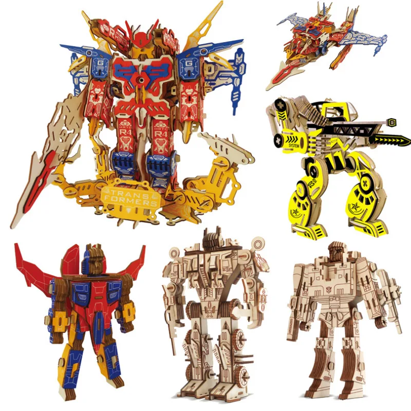 

Wooden Simulation Puzzle 3DWooden Puzzle Toy Assembly Model Toy Owl Puzzle Airplane Ferris Wheel Children's Toy DIY Construction