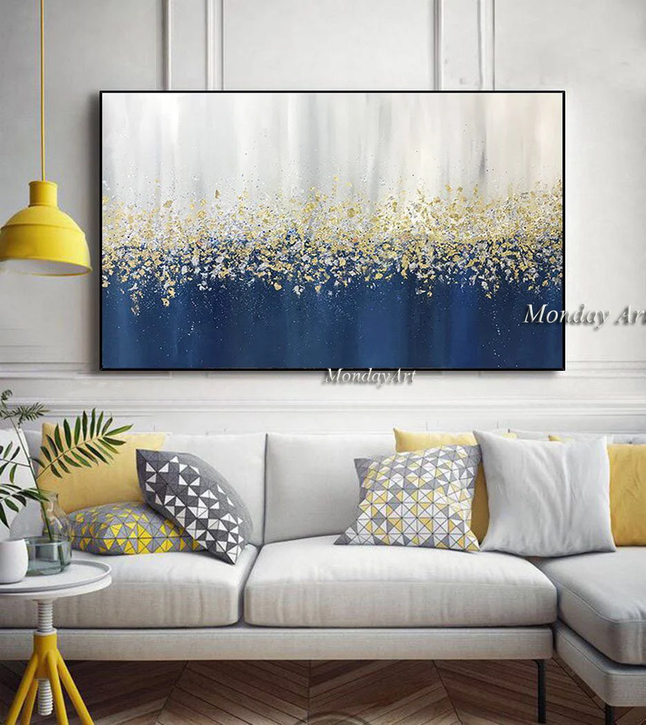 100% ручная роспись абстрактный современный Мечтательный цвет холст картина
