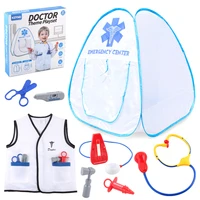 doctor theme playset pretend play doctor toys stethoscope medical kit doctor play set doctor roleplay dress up toys learning