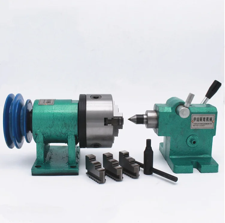 Самоизготовленный 160 токарный шпиндель + трехкулачковый/четырехкулачковый