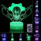 3D Иллюзия сенсорный светодиодный ночной Светильник для детей декор Сенсор прикроватные аниме настольная лампа USB Настройка светильник ing детская спальня