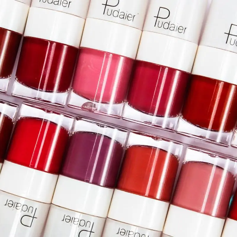 Пудейер 16 цветов помада для макияжа губ блеск длительное увлажнение