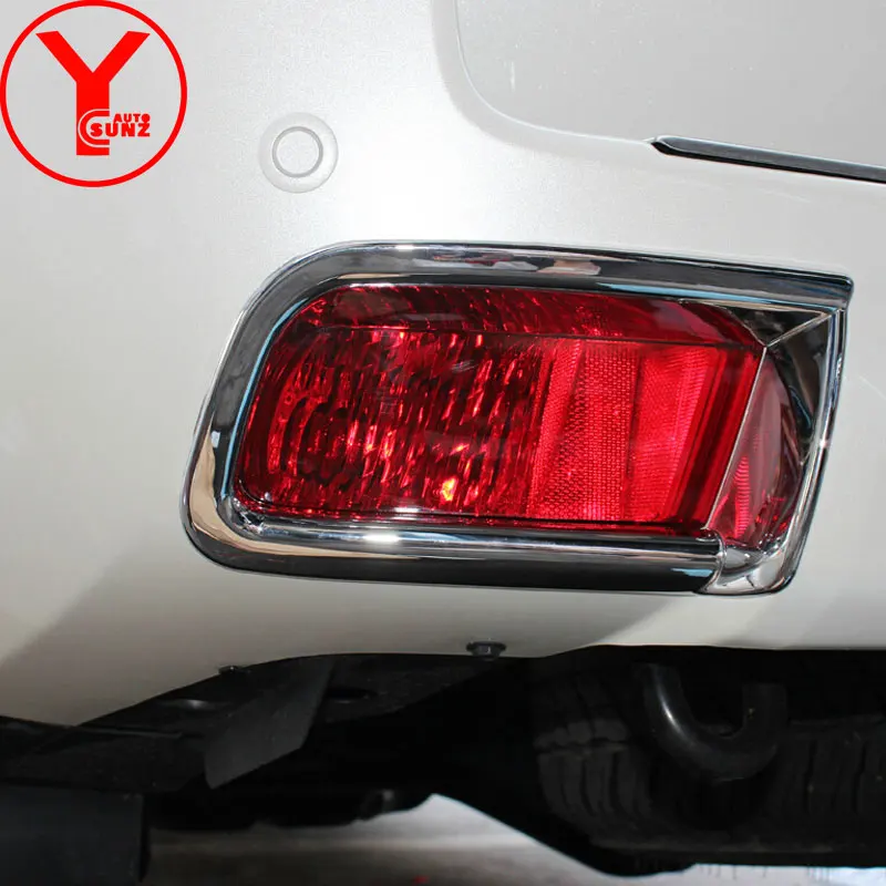 Хромированная задняя противотуманная фара крышка для Toyota Land cruiser Prado 150 2010 2011 2012 2013