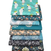 8 piece cotton twill printed fabric diy hand patchwork group pure cotton floral fabric
