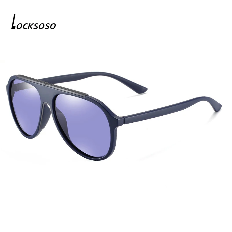 Солнцезащитные очки LOCKSOSO Мужские поляризационные винтажные брендовые