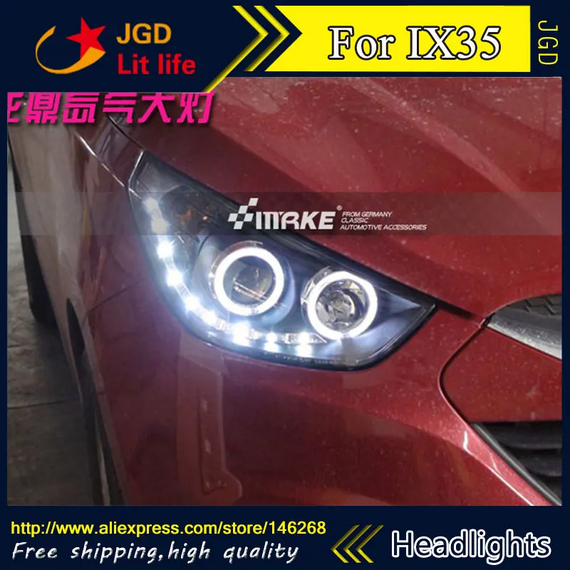 Автомобильный Стайлинг светодиодная лампа HID Rio светодиодные фары Hyundai IX35 чехол