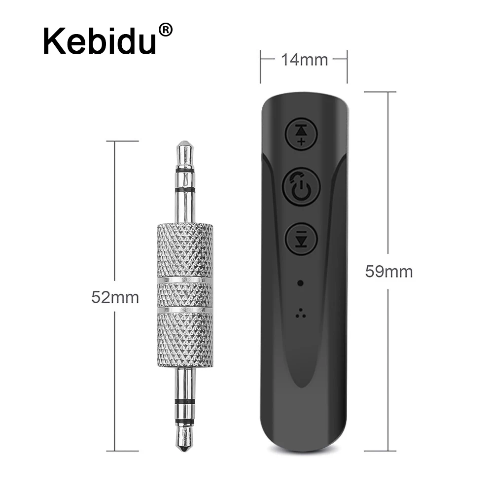 Kebidu i8 Автомобильный Bluetooth 4 2 3 5 мм разъем Aux аудио приемник беспроводной адаптер
