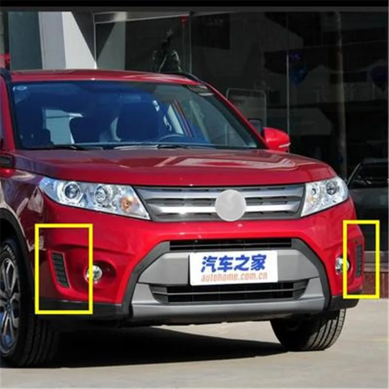 Автомобильный Стайлинг для Suzuki Vitara 2015 2016 2017 2018 Оригинальный ABS черный чехол