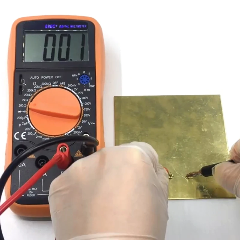 

5PCS 1M Stackable Banana Plugs Copper Test Lead Kit for Multimeter Automotive T8WE