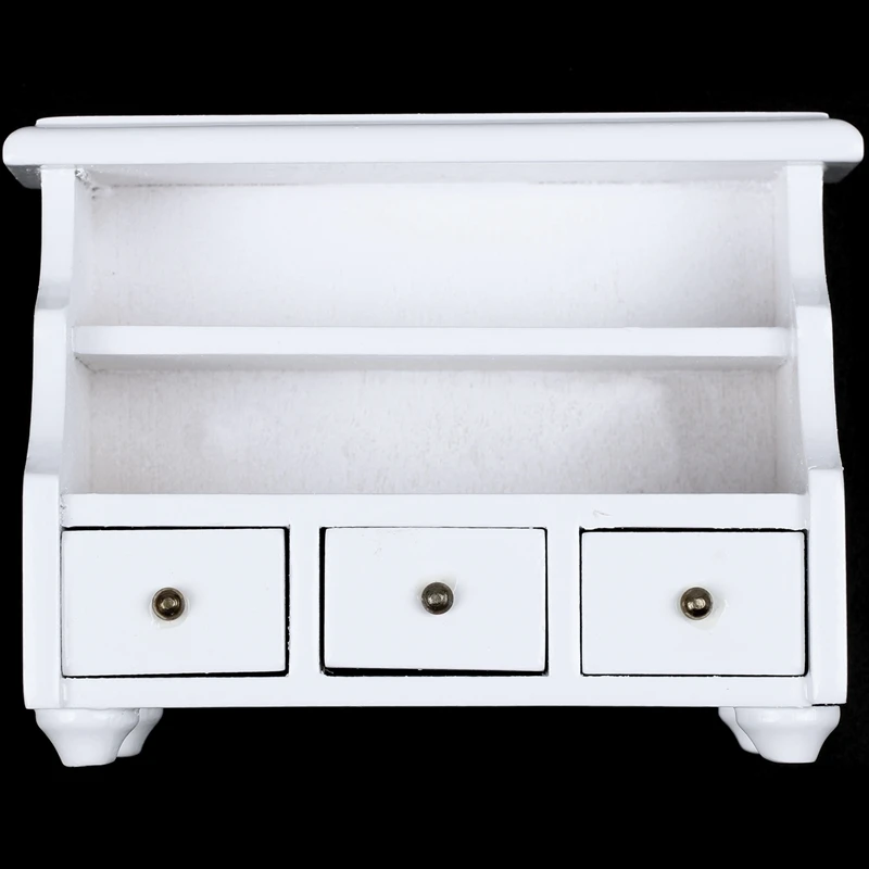 1/12 миниатюрная мебель для кукольного домика шкаф ванной туалета белый | Игрушки и