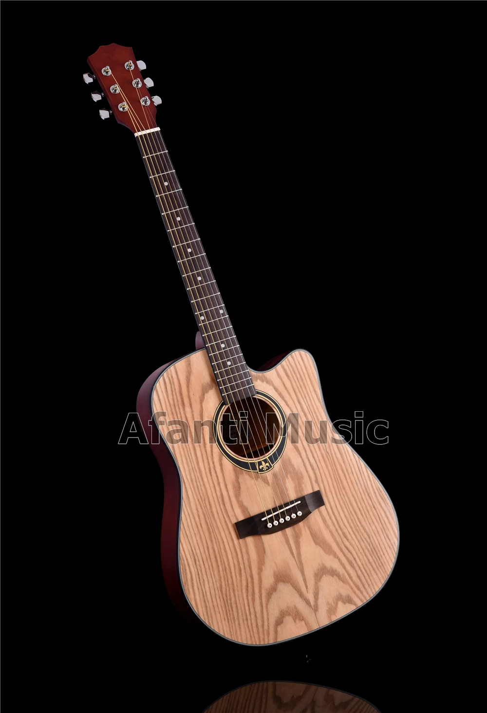 41 дюймов золы Woodtop/американской липы с задним и передним по бокам/акустической гитары из Afanti музыка(AF-1040