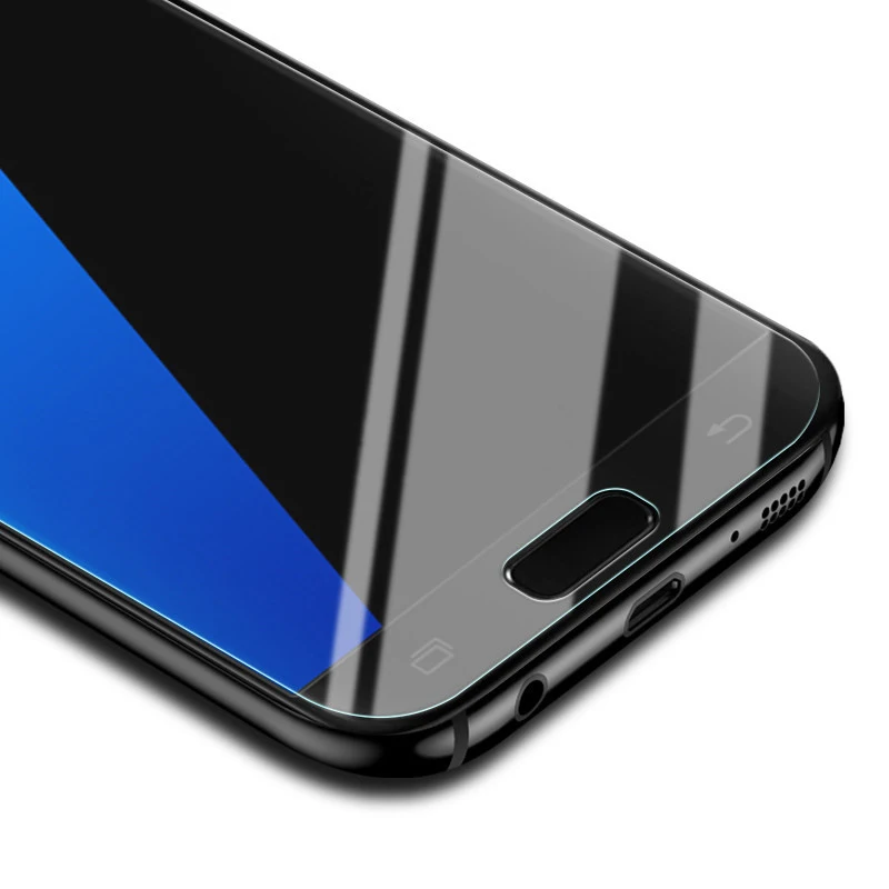 Не полное закаленное стекло для samsung S8 S8plus 9H 2.5D протектор экрана S3 S4 S5 S6 S7 S4mini