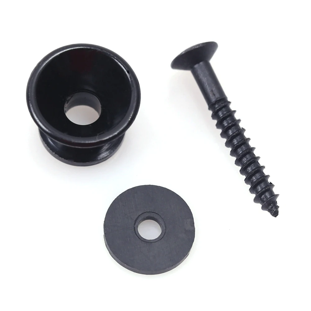 2 stücke gitarre pegs für akustische elektrische bass ukulele gitarre schnalle taste lock pins metall ende locking teile zubehör free g