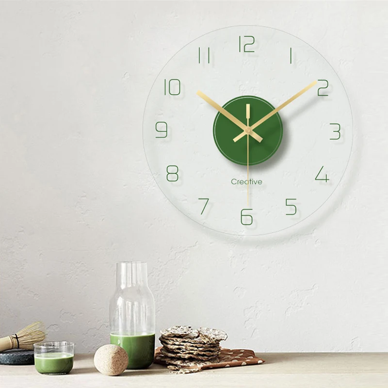 Настенные часы в скандинавском стиле креативные приборы с механизмом для
