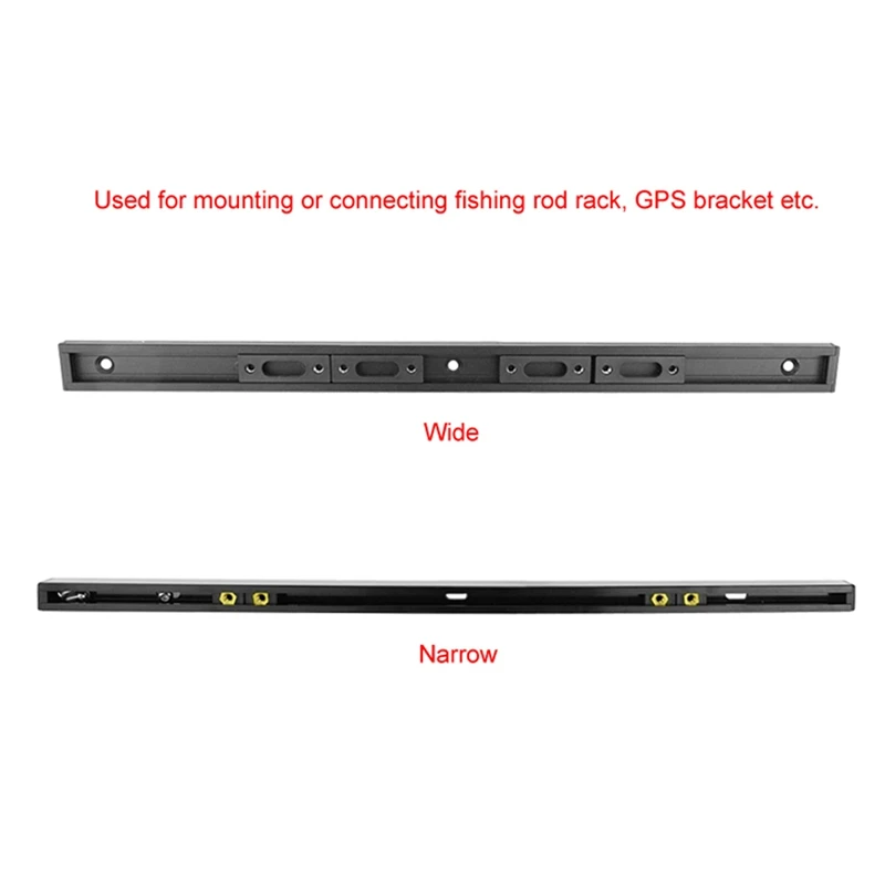 

Kayak Slide Track Rails Bracket Accessories Fishing Rod Rack Holder Mounting Base Tackle Canoe Inflatable Marine Boat