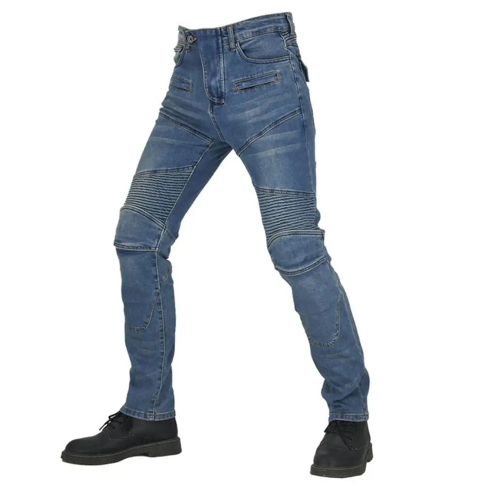 Джинсы для мотоциклистов улучшенные джинсы езды на мотоцикле мужчин и женщин
