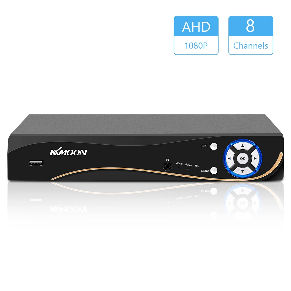 

4CH 1080P Гибридный 5-в-1 AHD DVR автономный видеонаблюдения цифровые видео рекордеры, Легкий Удаленный просмотр, настройка обнаружения движения