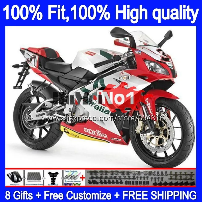 

Injection For Aprilia RS 125 RS125R RSV125 R 35MC.59 Red White RS-125 2012 2013 2014 2015 2016 RS125 12 13 14 15 16 Fairings