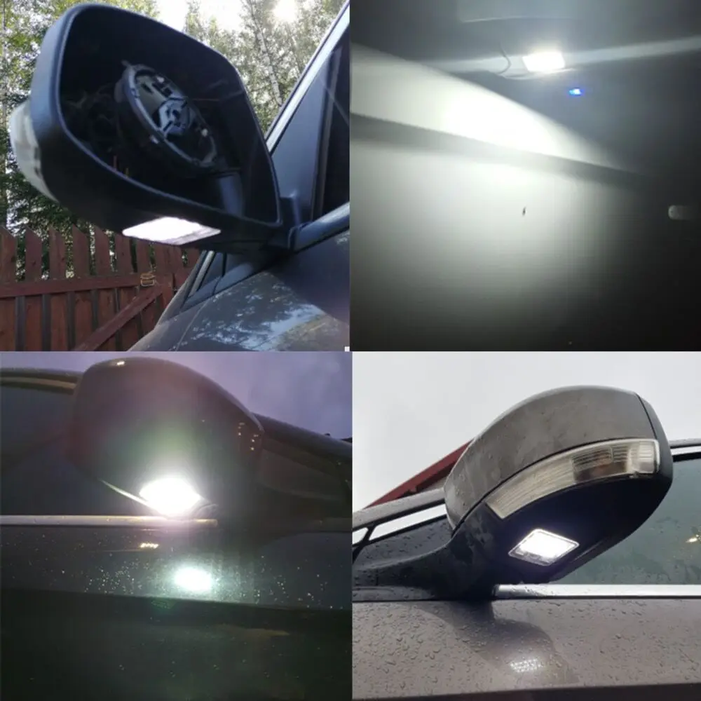 Светодиодный передний под боковое зеркало Puddle светильник для Ford Mondeo MK4 MK5 07-14 Focus