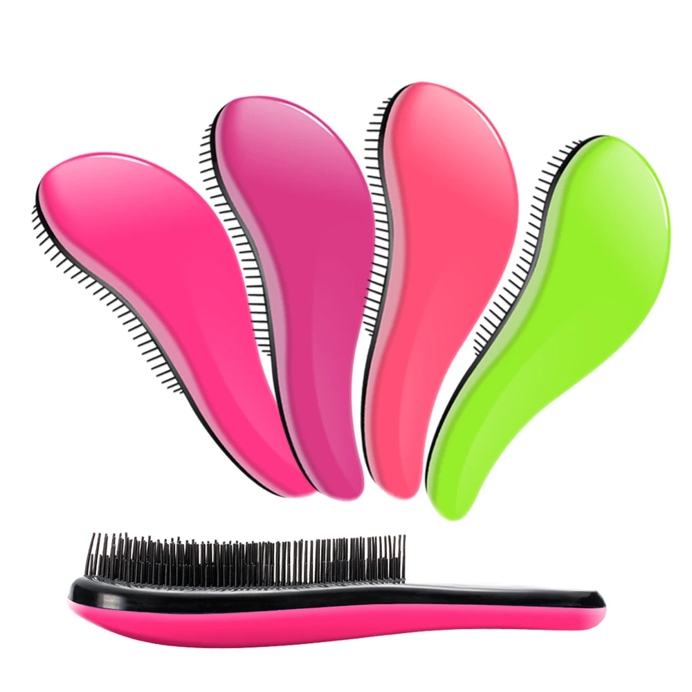 TT Hair Comb Detangling Brush Care Anti-Static Tangle Wet Dry Handle Curly | Красота и здоровье