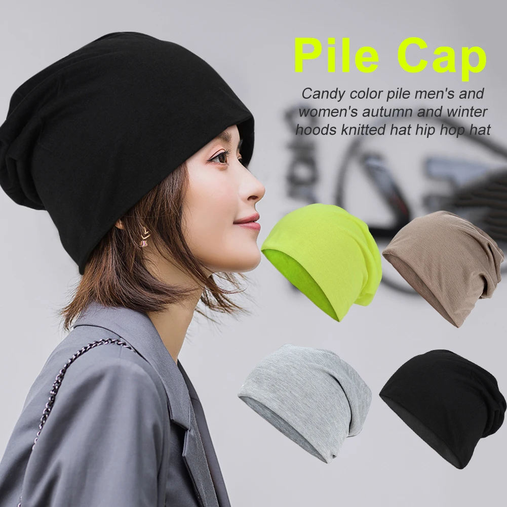 

Solid Color Men Women Beanie Hats Unisex Warm Winter Fashion Hip Hop Skullcap Fashion Hip Hop Beanie Ladies Cap
