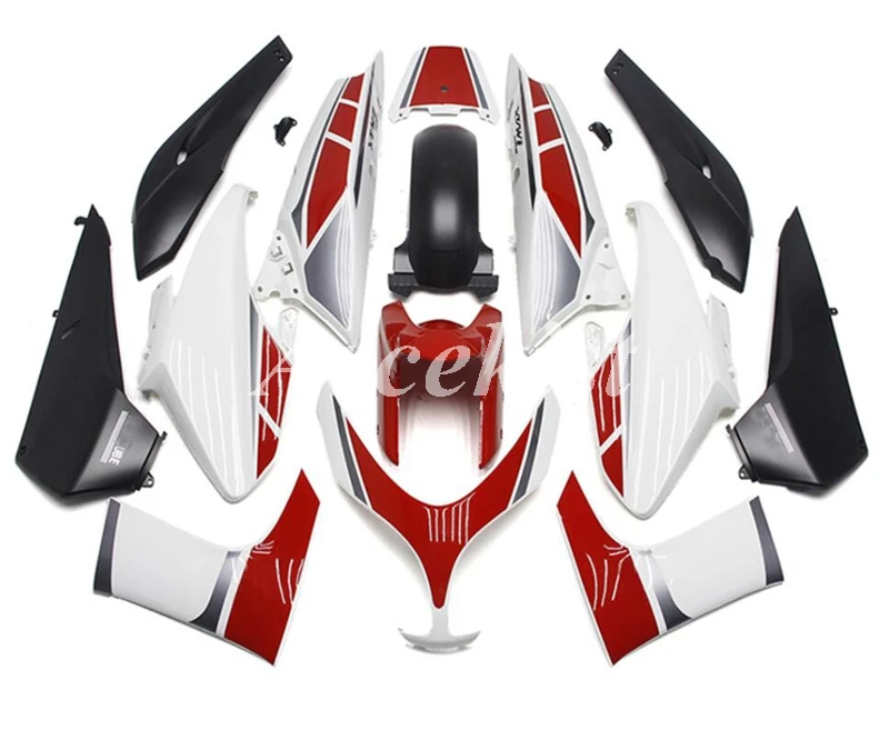

New complete Motorcycle Fairings Kit for TMAX500 Tmax 500 2008 2009 2010 2011 T-MAX 08 09 10 11 tmax500 Red white