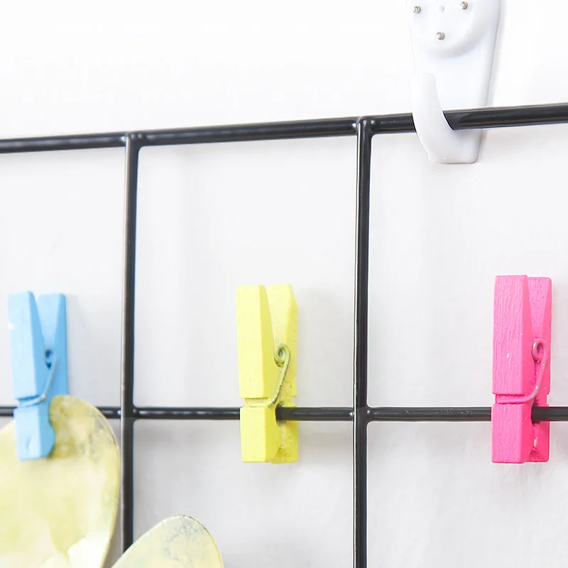 DIY Сетка для хранения стен органайзер полки сетка полка фоторамка открытки