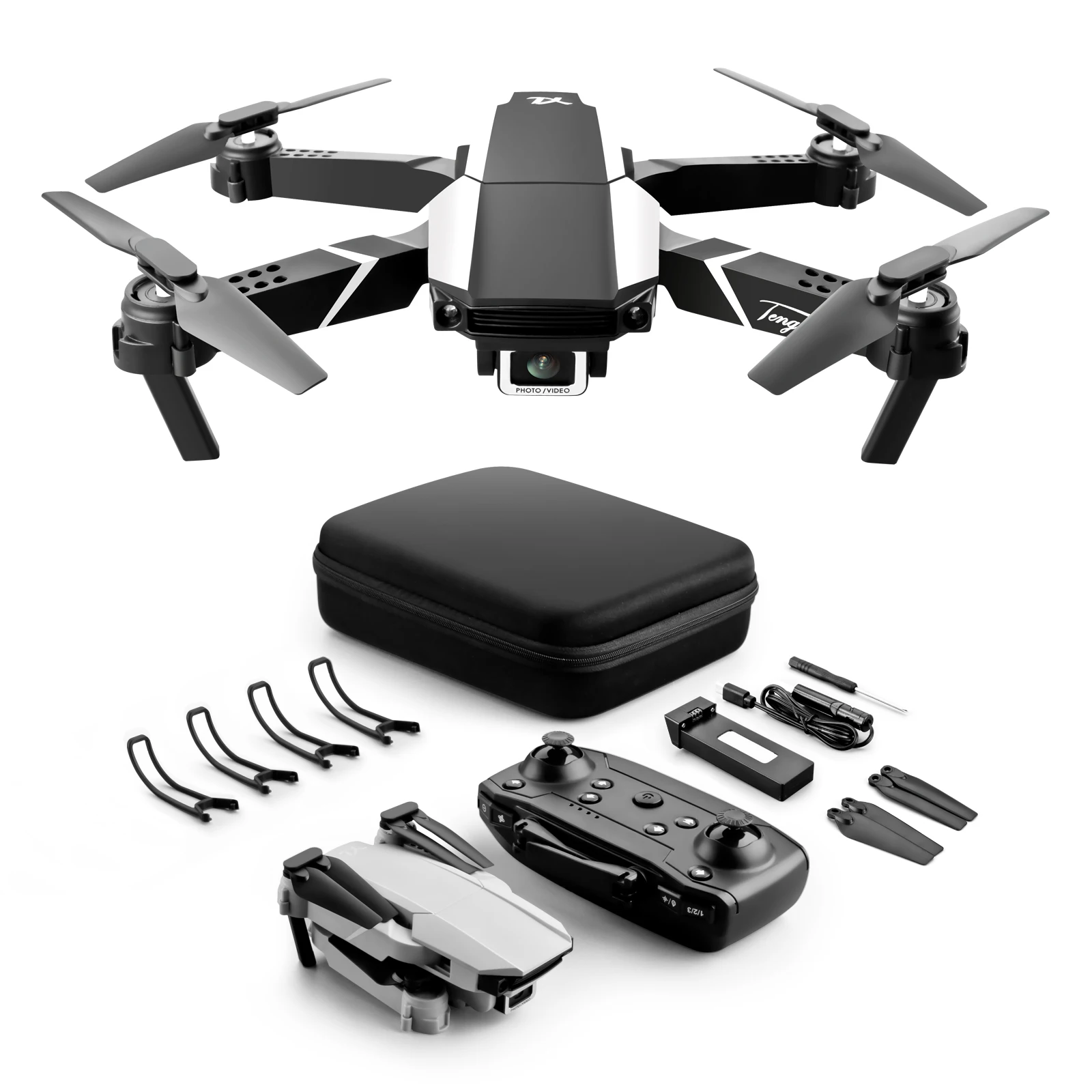 

New S62 Rc Drone 4k HD Wide Angle Camera 1080P WiFi fpv Drone Dual Camera Quadcopter Real-time transmission Helicopter Toys