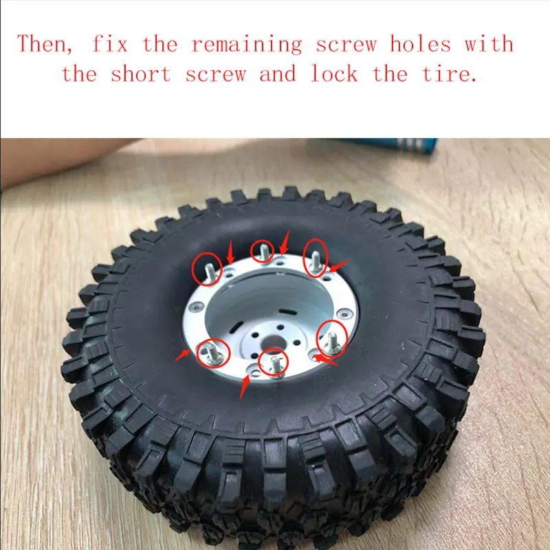 4 шт. матовые Серебристые 1,9 Beadlock колеса диски для 1/10 RC Гусеничный осевой SCX10 II 90046 TRX-4 D90