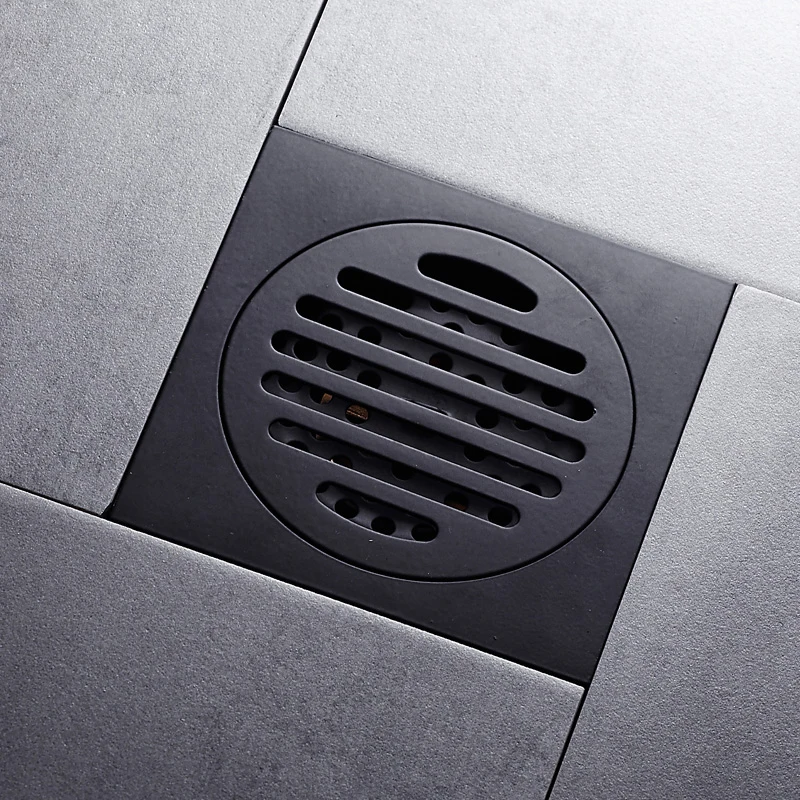 Сетка для слива отходов квадратный фильтр ванны латунная решетка волос в ванной