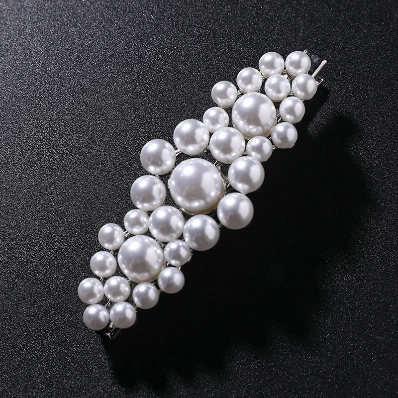 BYSPT модные хрустальные стразы жемчужные в форме сердца банта заколки для девочек